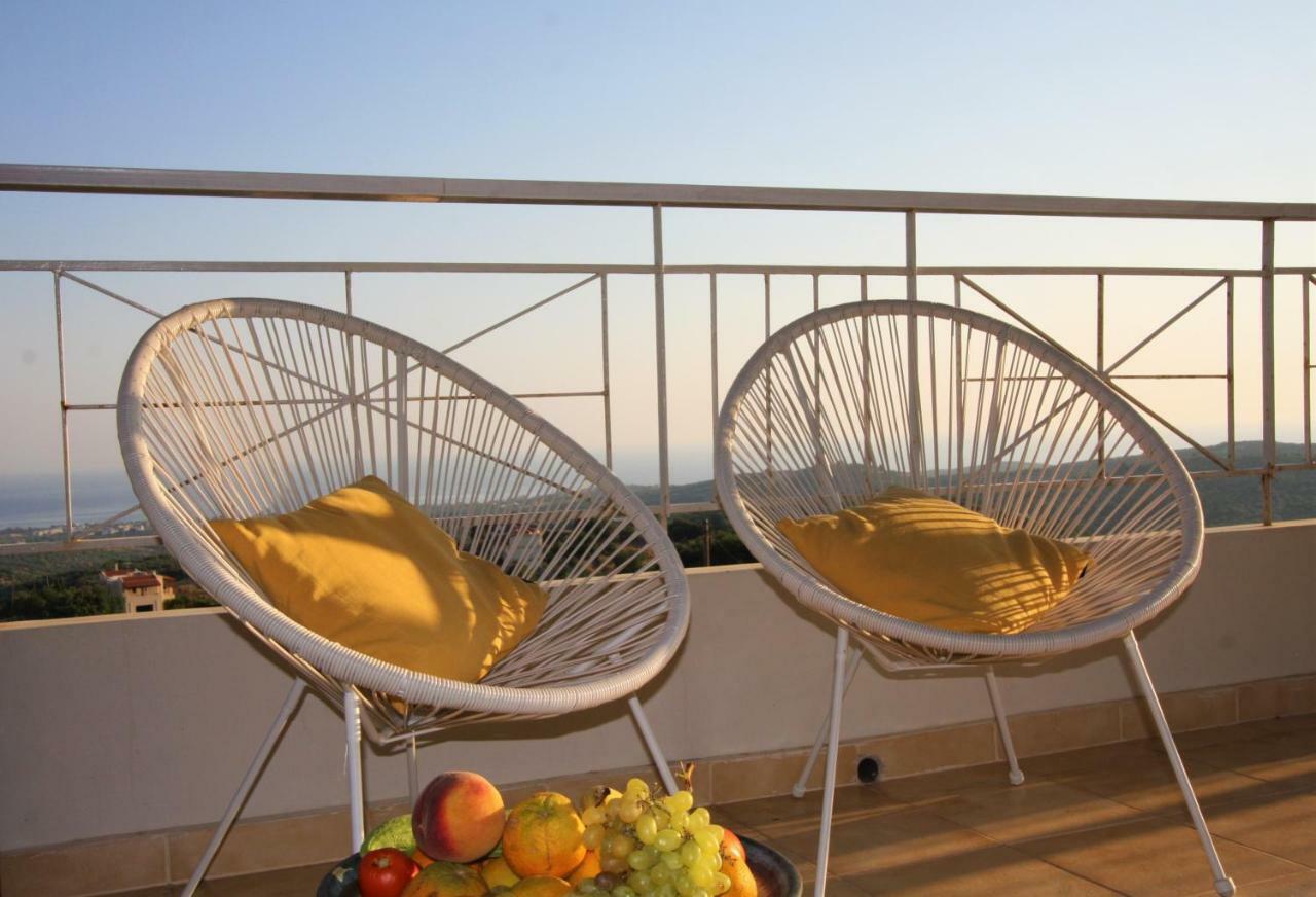 360 Panorama House - Gazing At Horizon And The Stars Of The Galaxy In The Night - Fresh Cool Breeze Most Of The Time - Just 7 Min From The Beach Kournas Luaran gambar