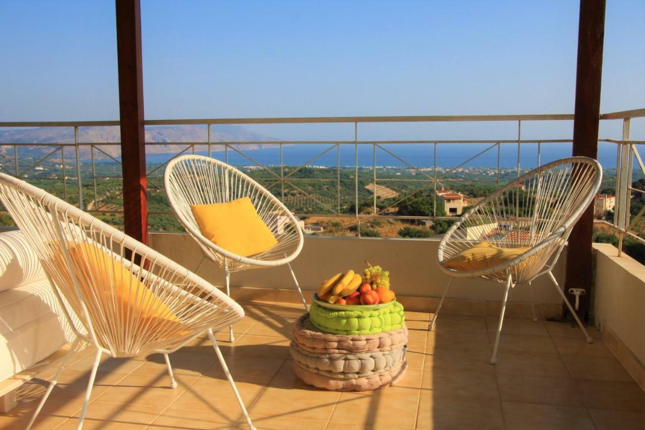 360 Panorama House - Gazing At Horizon And The Stars Of The Galaxy In The Night - Fresh Cool Breeze Most Of The Time - Just 7 Min From The Beach Kournas Luaran gambar